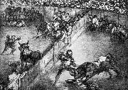 Francisco de Goya, The Divided Arena 1825 Lithograph